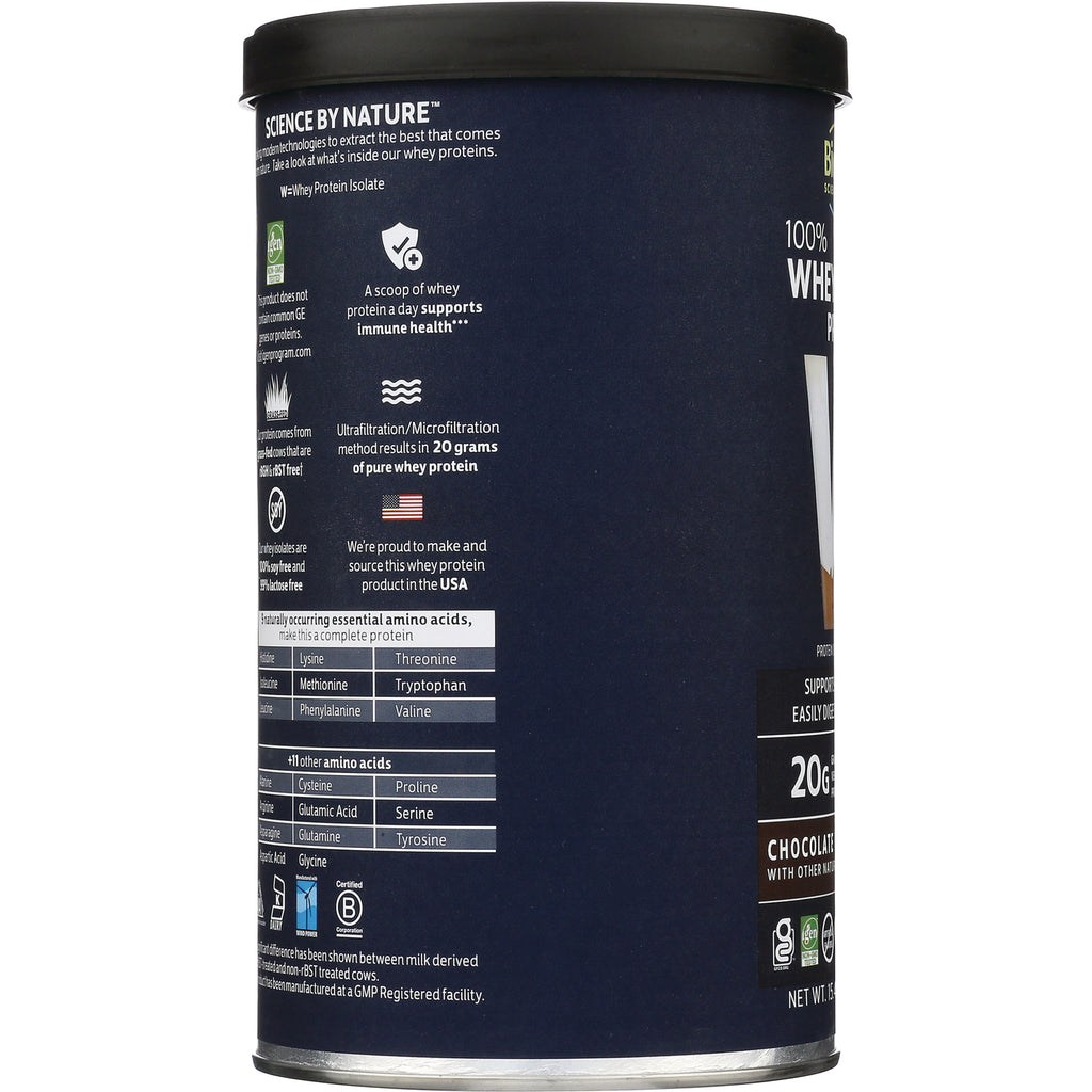 CRL366 | product back panel infographic showing amino acid table, protein facts, 20 grams per serving and sourcing claims - Thumbnail