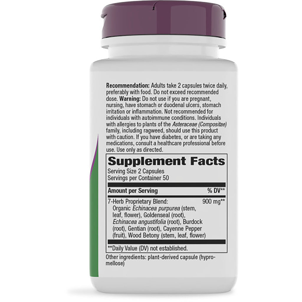 NW073 | Brown supplement bottle back showing Supplement Facts panel and warning text - Thumbnail