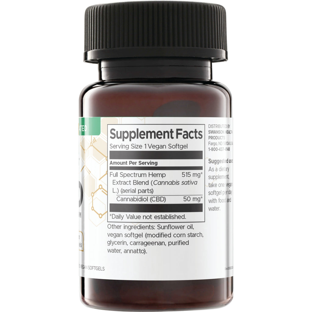 SW1891 | Back label with Supplement Facts - Thumbnail