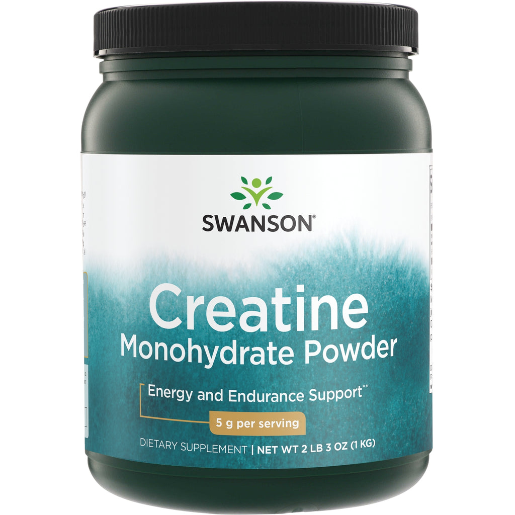 SW925 | Swanson Creatine Powder, 5 g per serving, Energy and Endurance Support - Thumbnail