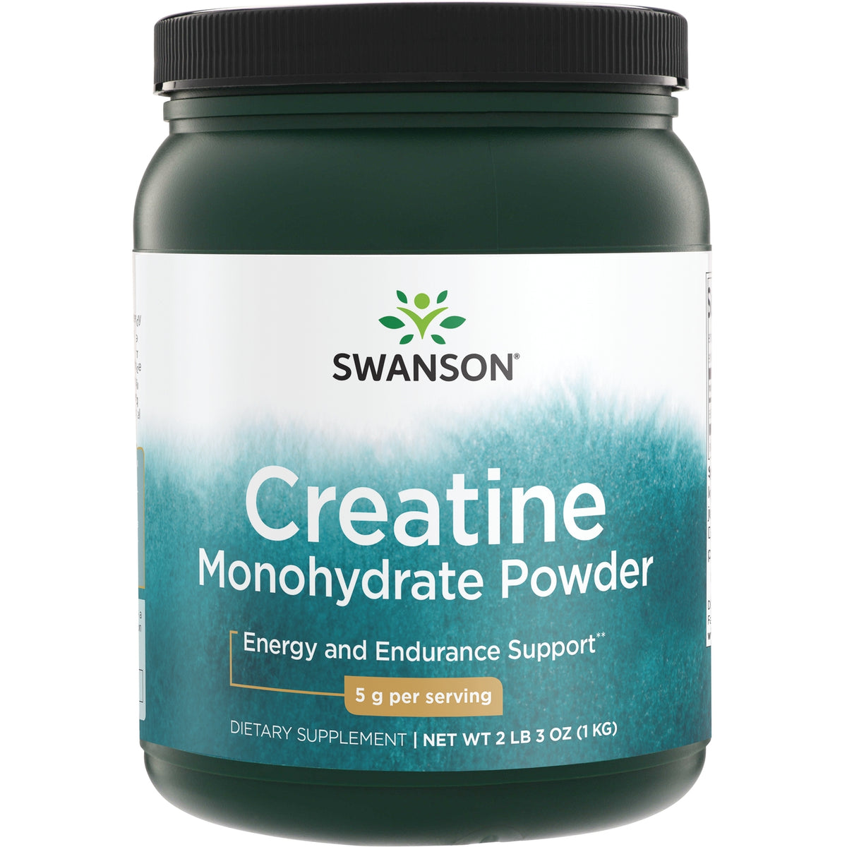 SW925 | Swanson Creatine Powder, 5 g per serving, Energy and Endurance Support