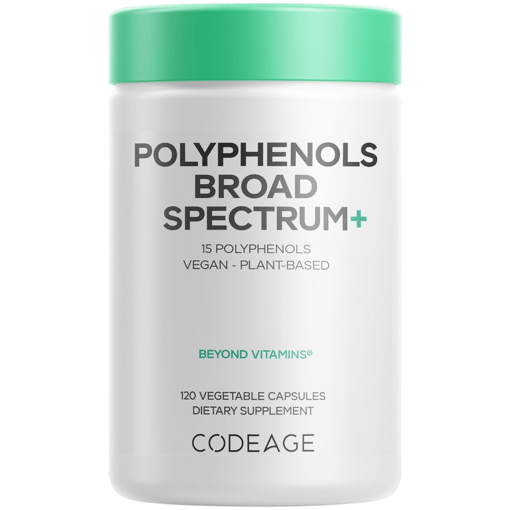 CDG054 | back of white supplement bottle showing Supplement Facts panel, ingredients and barcode - Thumbnail