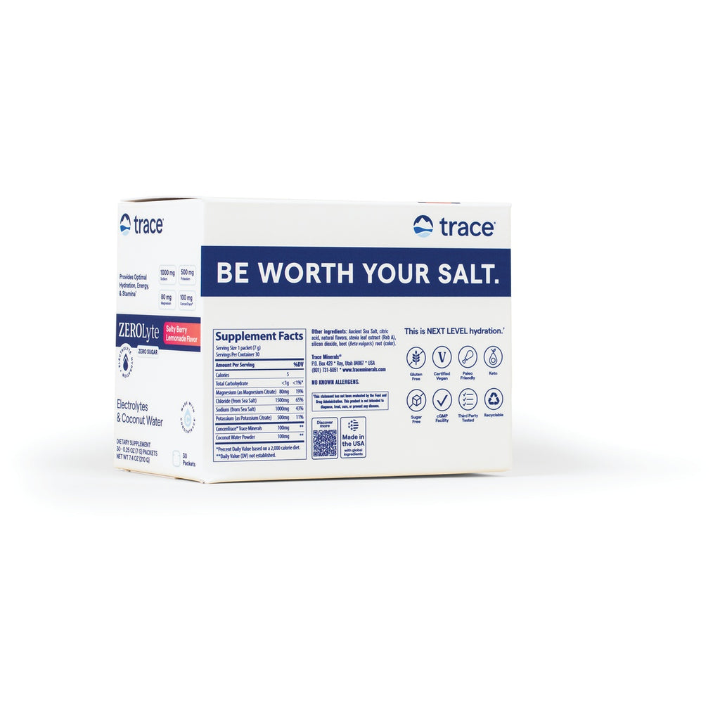 TM151 | Back of electrolyte drink mix box with supplement facts and \ - Thumbnail