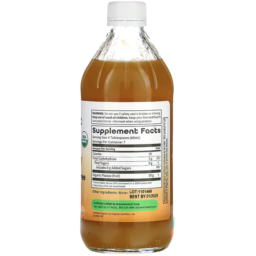 DYH048 | Back of bottle showing Supplement Facts, warning, ingredients, and lot information - Thumbnail