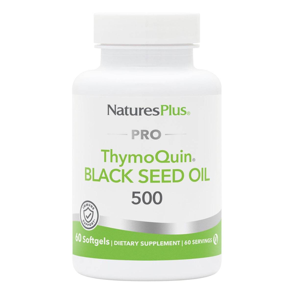 NTP356 | NaturesPlus Pro ThymoQuin Black Seed Oil 500, 60 softgels