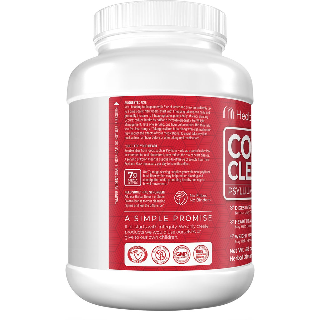 HP009 | back of white supplement jar with red nutrition and usage label partially visible - Thumbnail