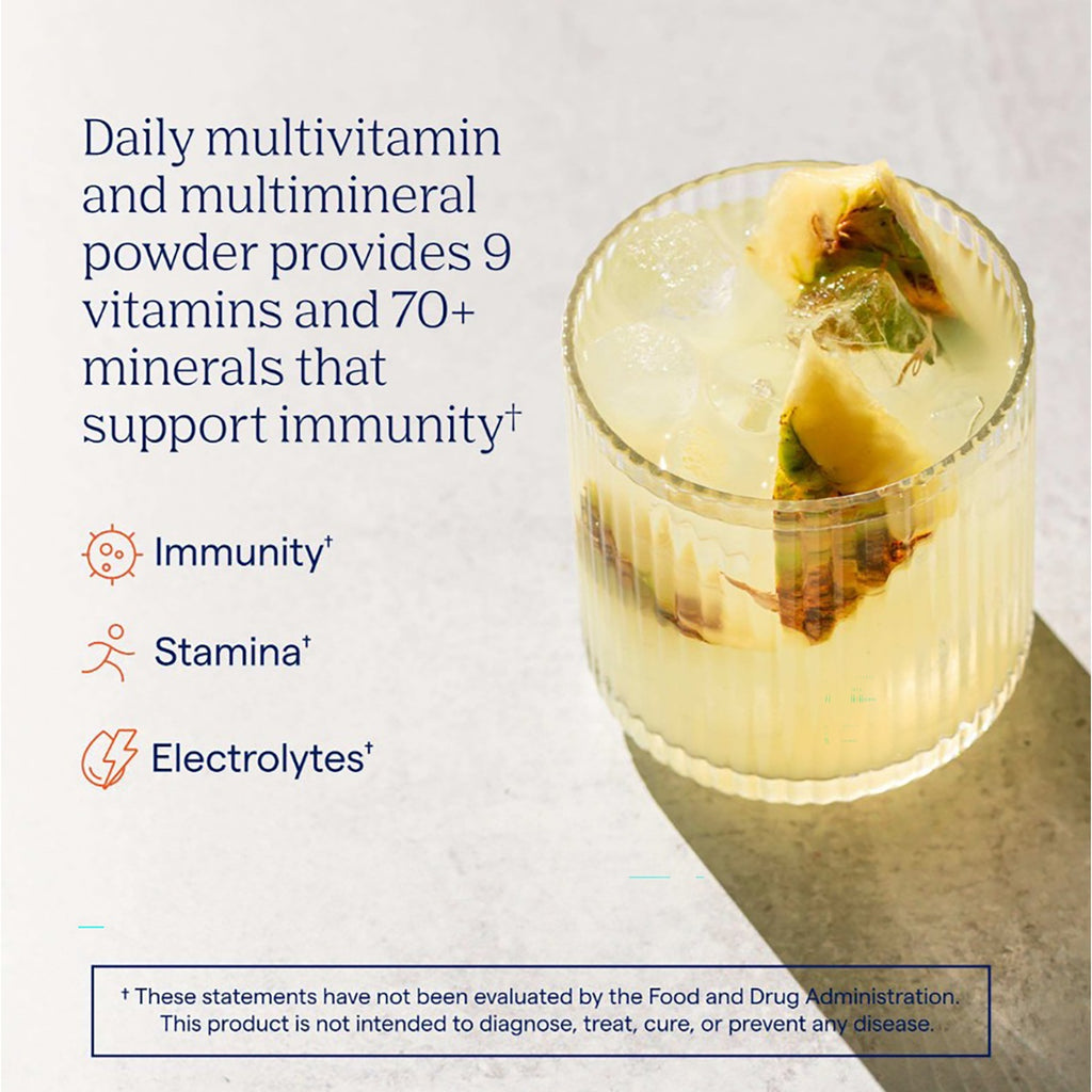 TM122 | Daily multivitamin powder drink with immunity, stamina, and electrolytes claims - Thumbnail