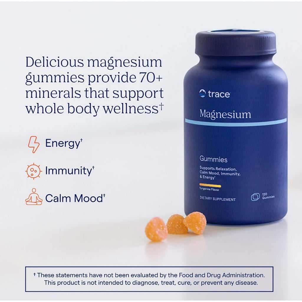 TM138 | Magnesium gummies bottle with benefit callouts for energy, immunity, and calm mood - Thumbnail