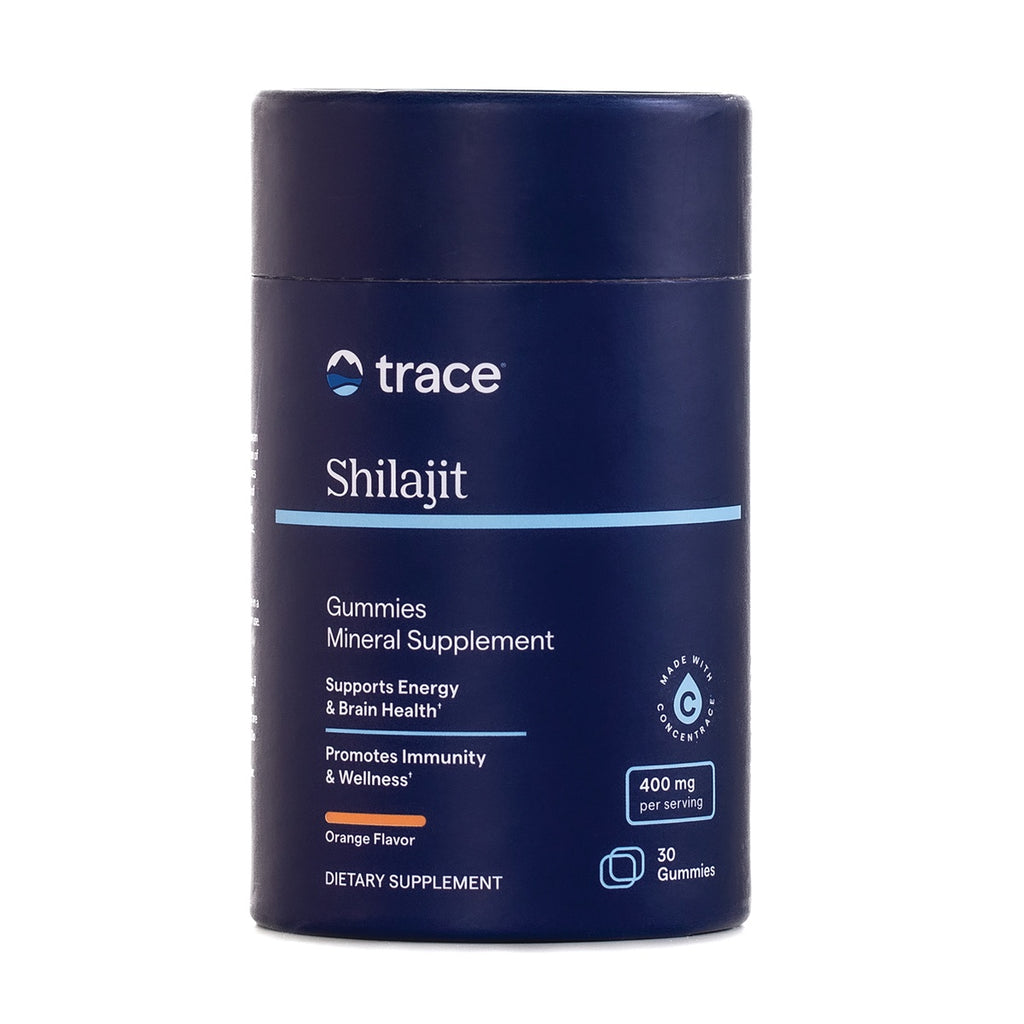 TM164 | Trace Shilajit gummies mineral supplement, Orange Flavor, 400 mg per serving, 30 gummies - Thumbnail
