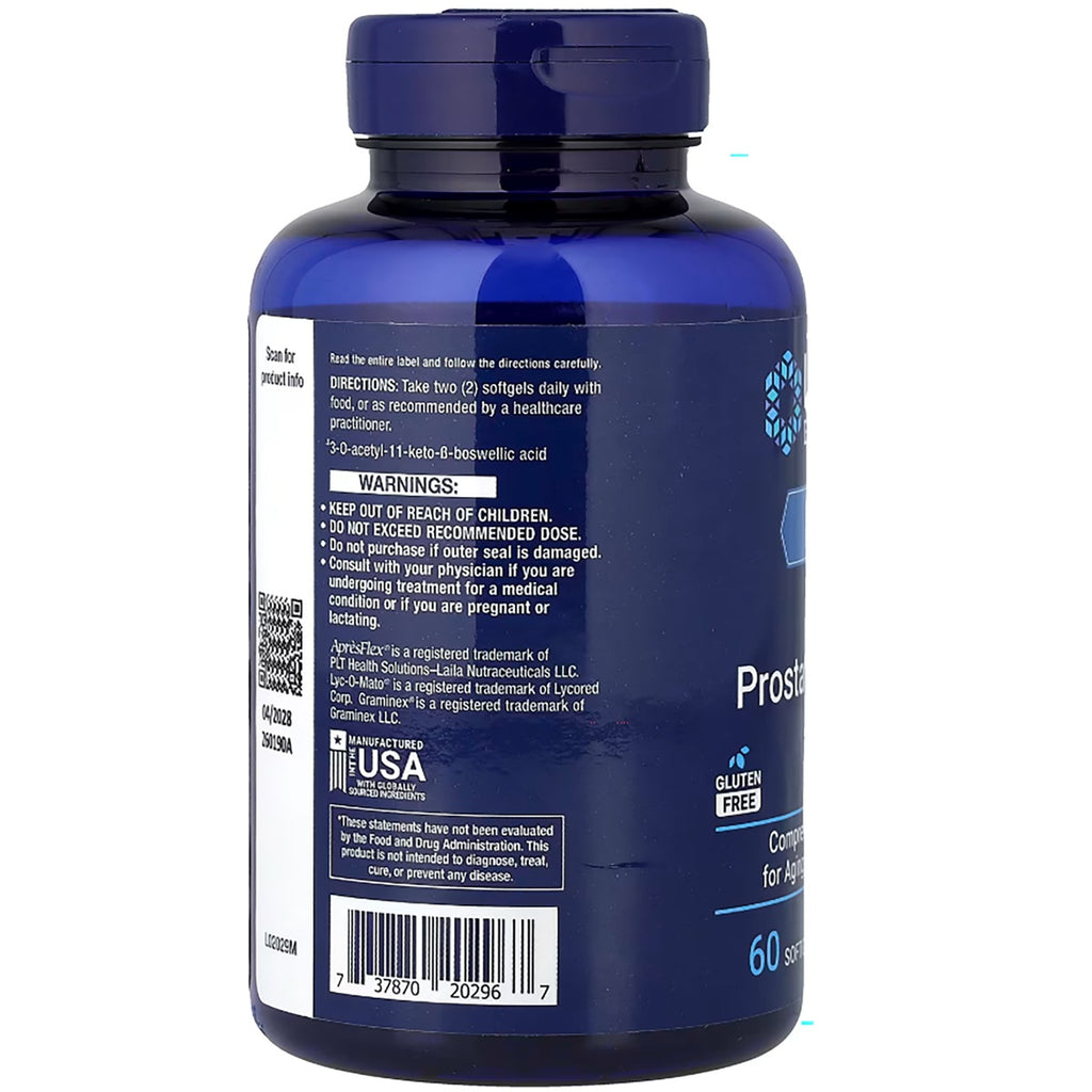 LE441 | Bottle back label with directions, warnings, and 60 softgels - Thumbnail