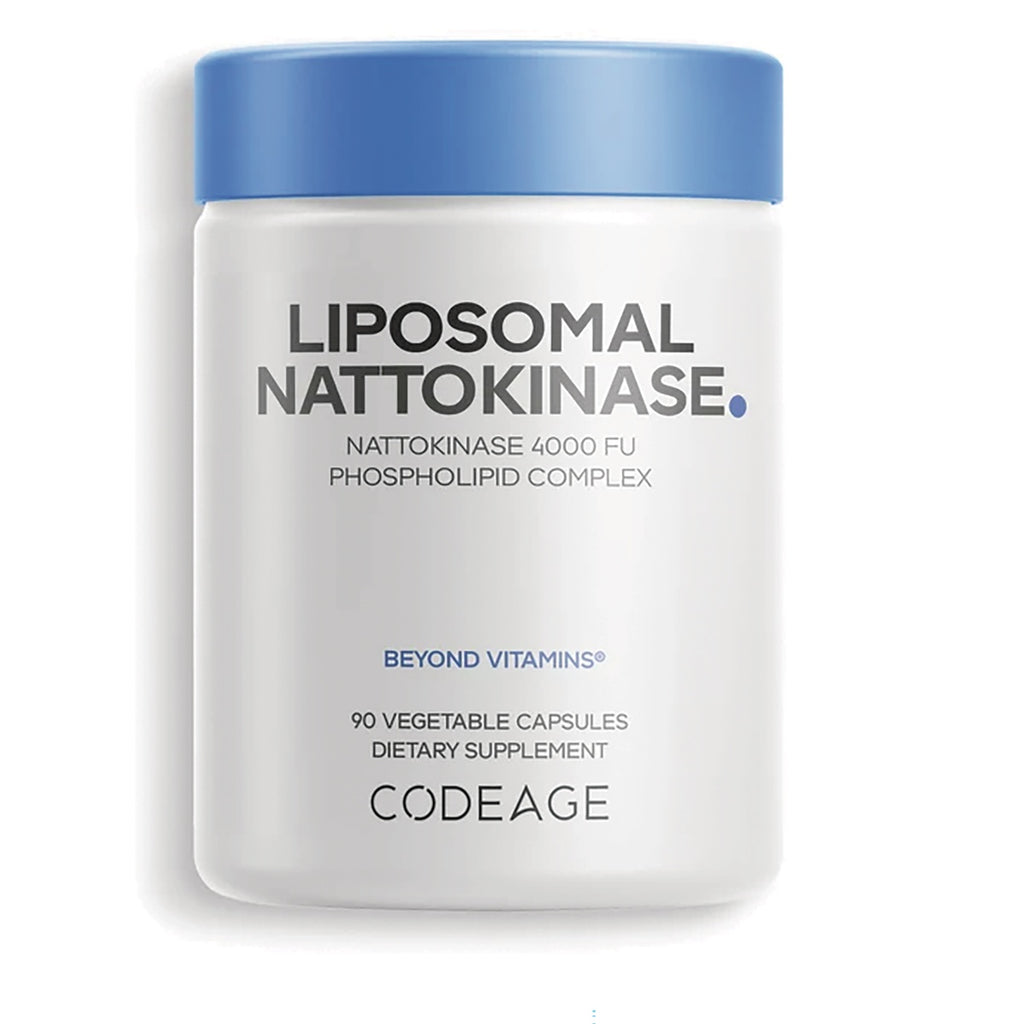 CDG082 | Codeage Liposomal Nattokinase supplement bottle, 90 vegetable capsules - Thumbnail