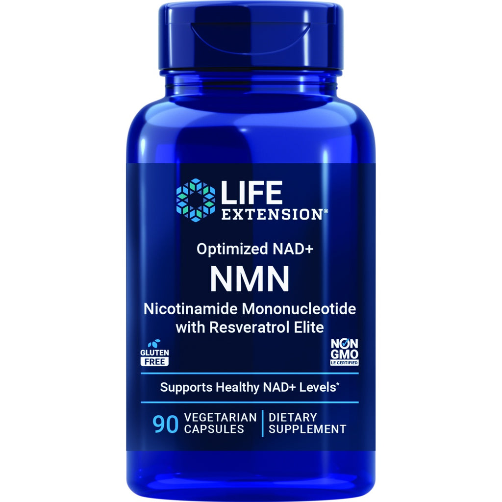 LE600 | Life Extension Optimized NAD+ NMN vegetarian capsule bottle, 90 count - Thumbnail