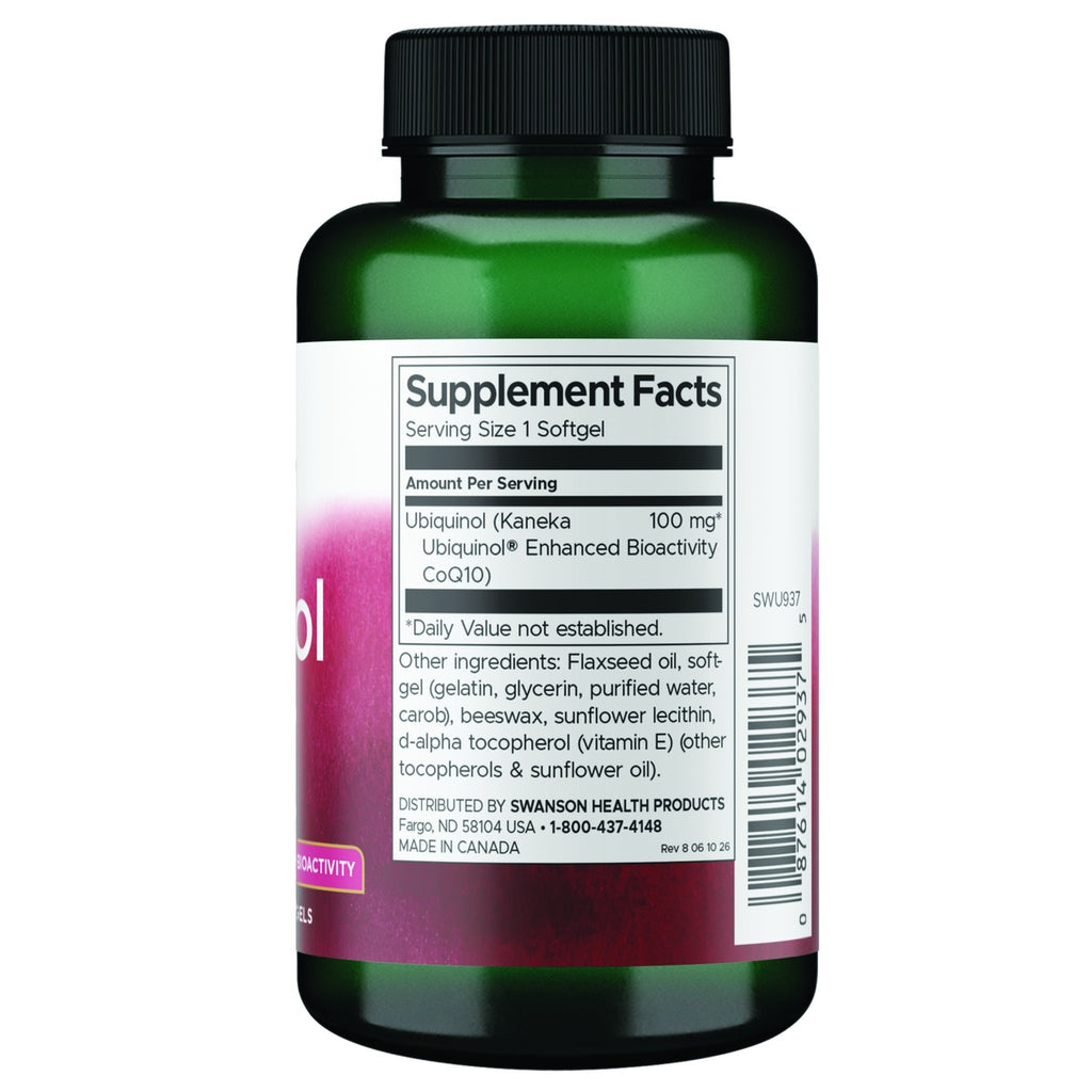 SWU1087 | Supplement Facts: serving size 1 softgel - Thumbnail