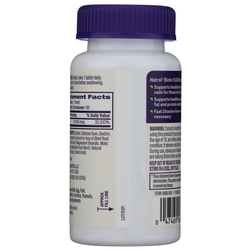 NA555 | back of white supplement bottle showing Supplement Facts table, ingredients list and contains: Wheat - Thumbnail