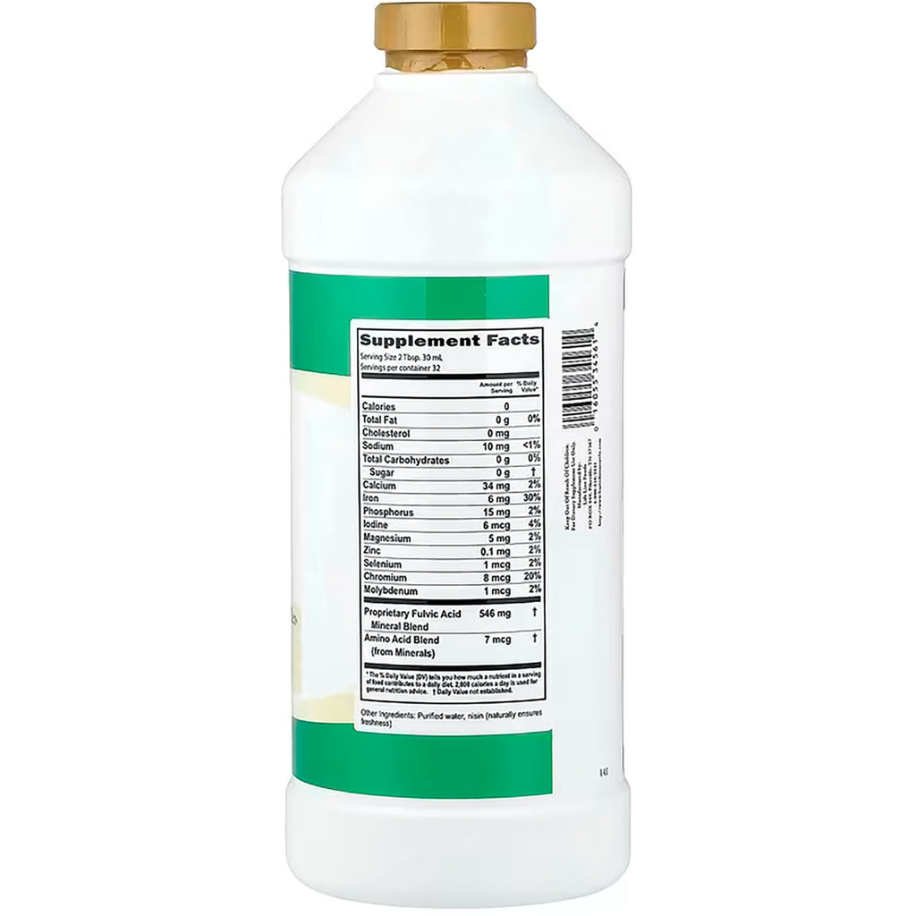 BTR029 | back of white bottle showing supplement facts panel and ingredient icons - Thumbnail
