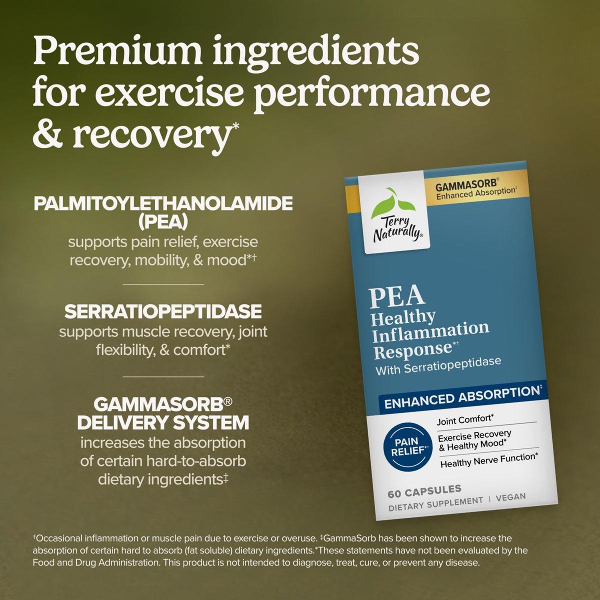 Terry Naturally PEA Healthy Inflammation Response