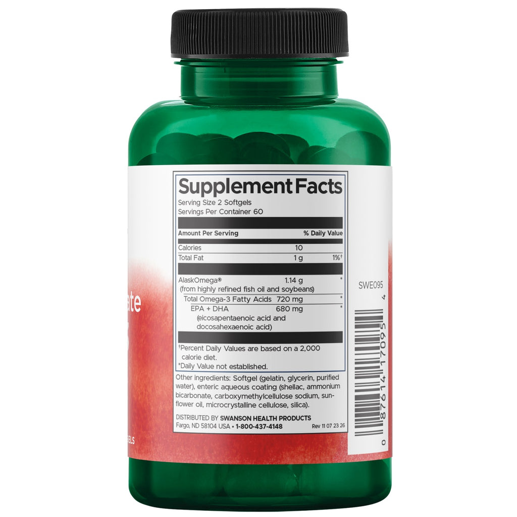 SWE095 | Back label with supplement facts and serving information - Thumbnail