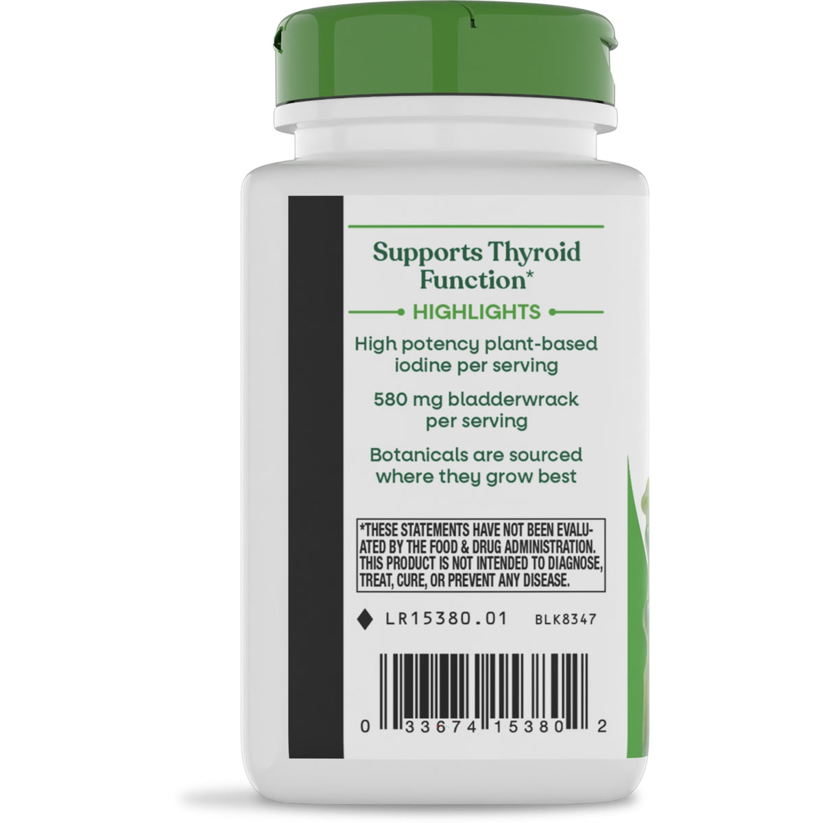 Whole Thallus Bladderwrack Plant-Based Iodine