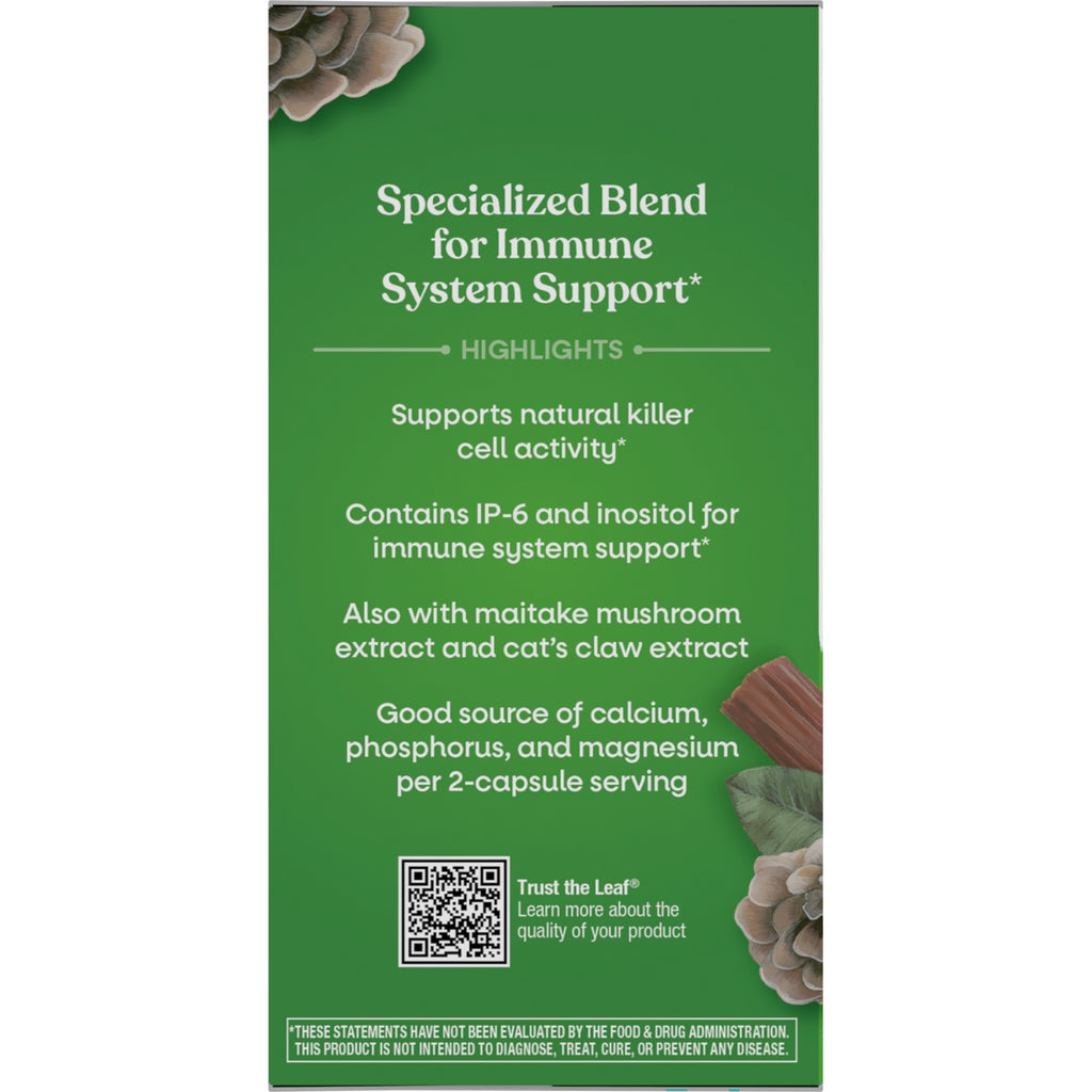 ET263 | Back panel listing IP-6, inositol, maitake extract and Cat's Claw extract with brief product info and NATURESWAY.COM - Thumbnail