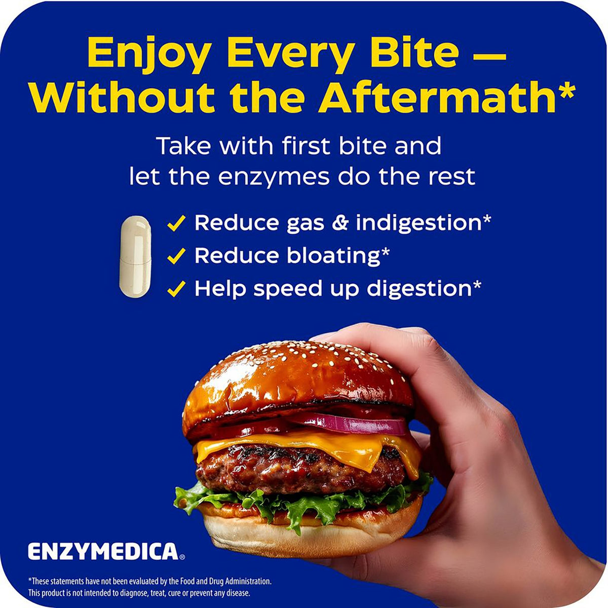 EMD047 | product claims with image of a burger