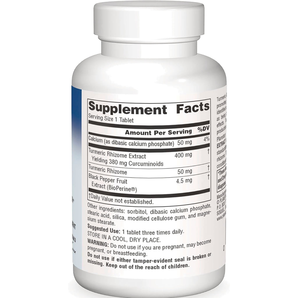 PF175 | Supplement Facts and ingredients panel on white supplement bottle back label - Thumbnail