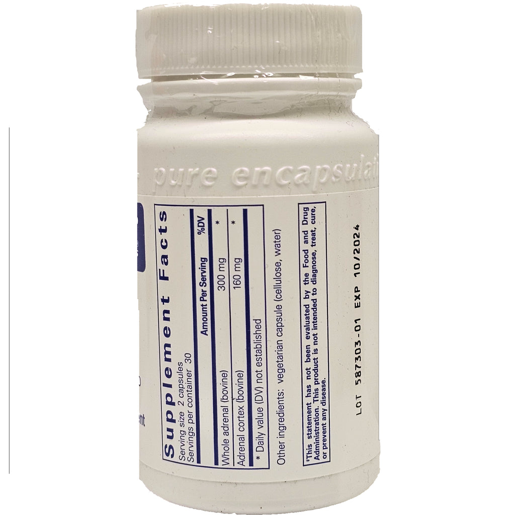 White supplement bottle back showing Supplement Facts panel, ingredient list, LOT 587303-01 and EXP 10/2024 - Thumbnail