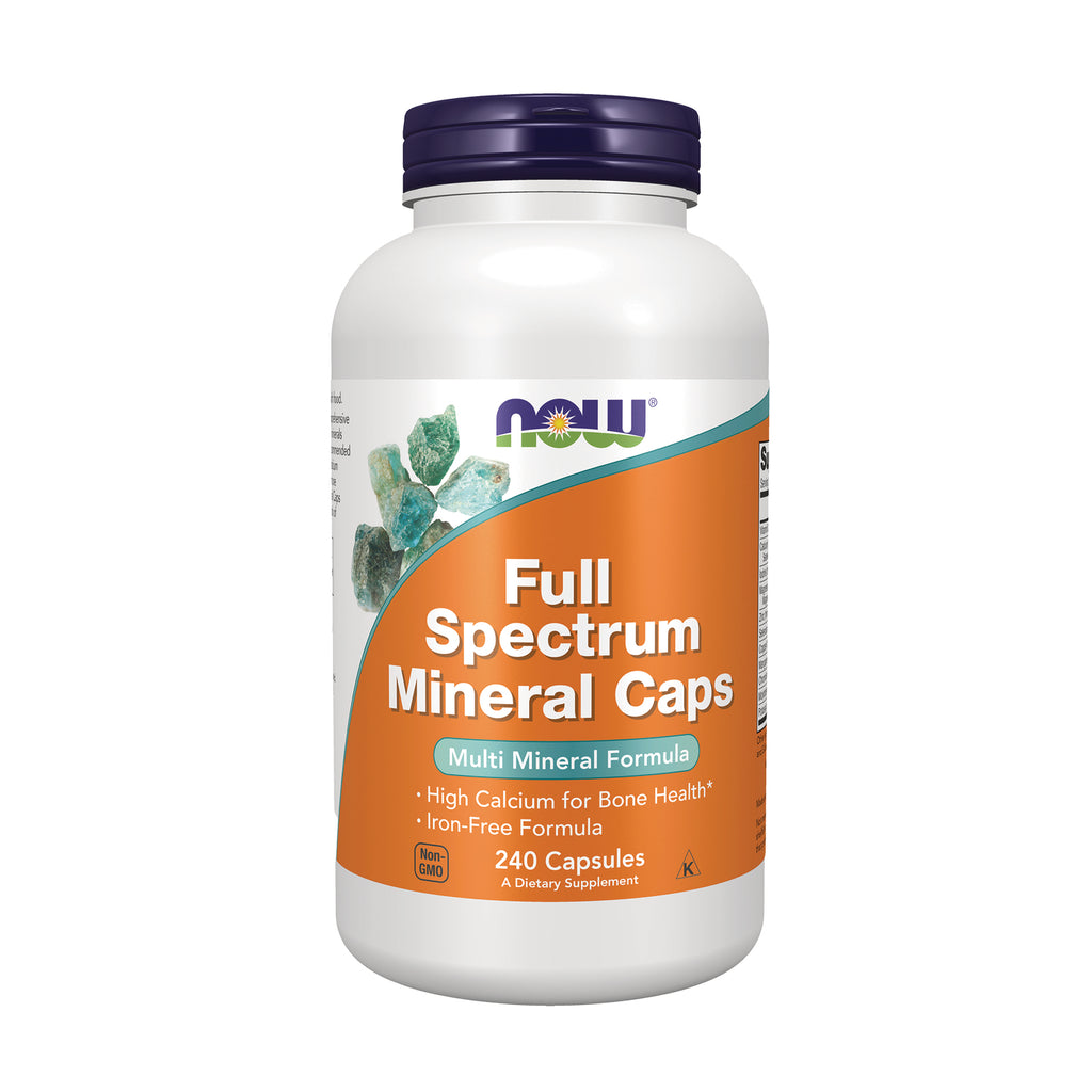 NWF244 | White bottle labeled Full Spectrum Mineral Caps Multi Mineral Formula 240 Capsules - Thumbnail