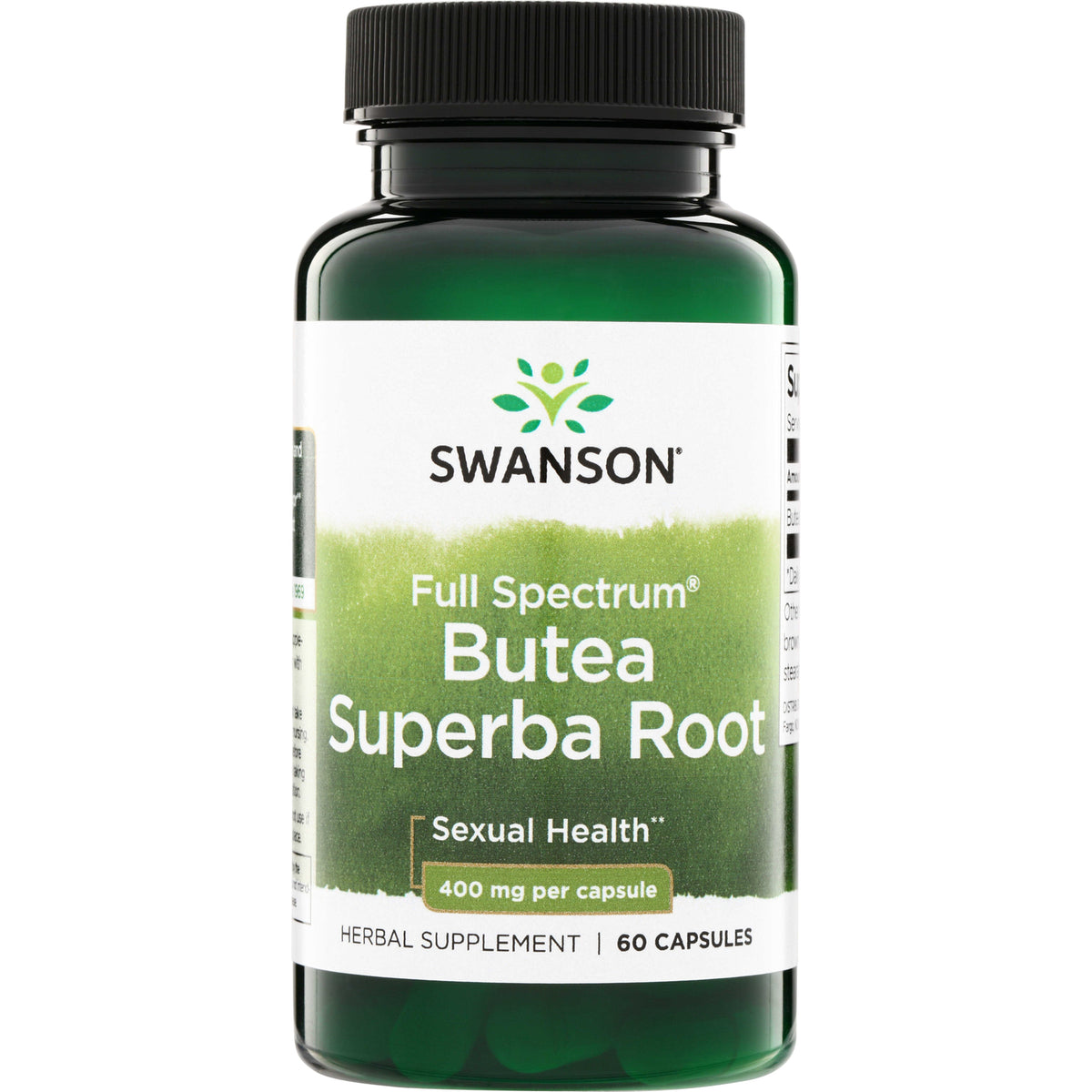 SW1423 | Swanson Full Spectrum Butea Superba Root, Sexual Health, 400 mg per capsule, 60 capsules