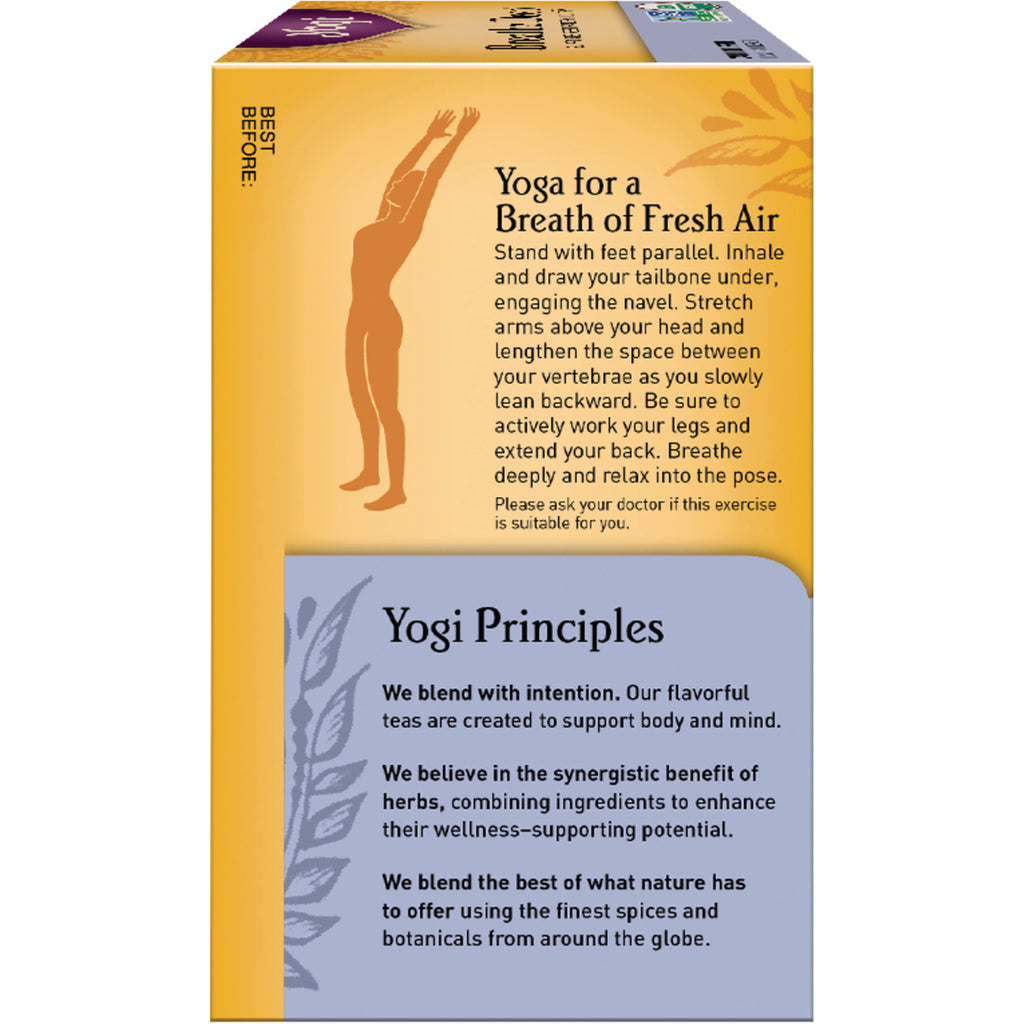 AHW047 | Side panel with Yoga for a Breath of Fresh Air and Yogi Principles text - Thumbnail