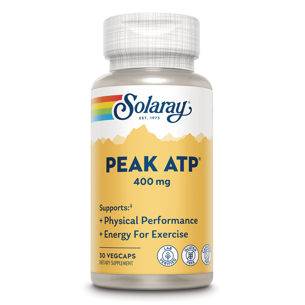 SLR533 | Solaray Peak ATP 400 mg dietary supplement, 30 vegcaps, supports physical performance and energy for exercise - Thumbnail