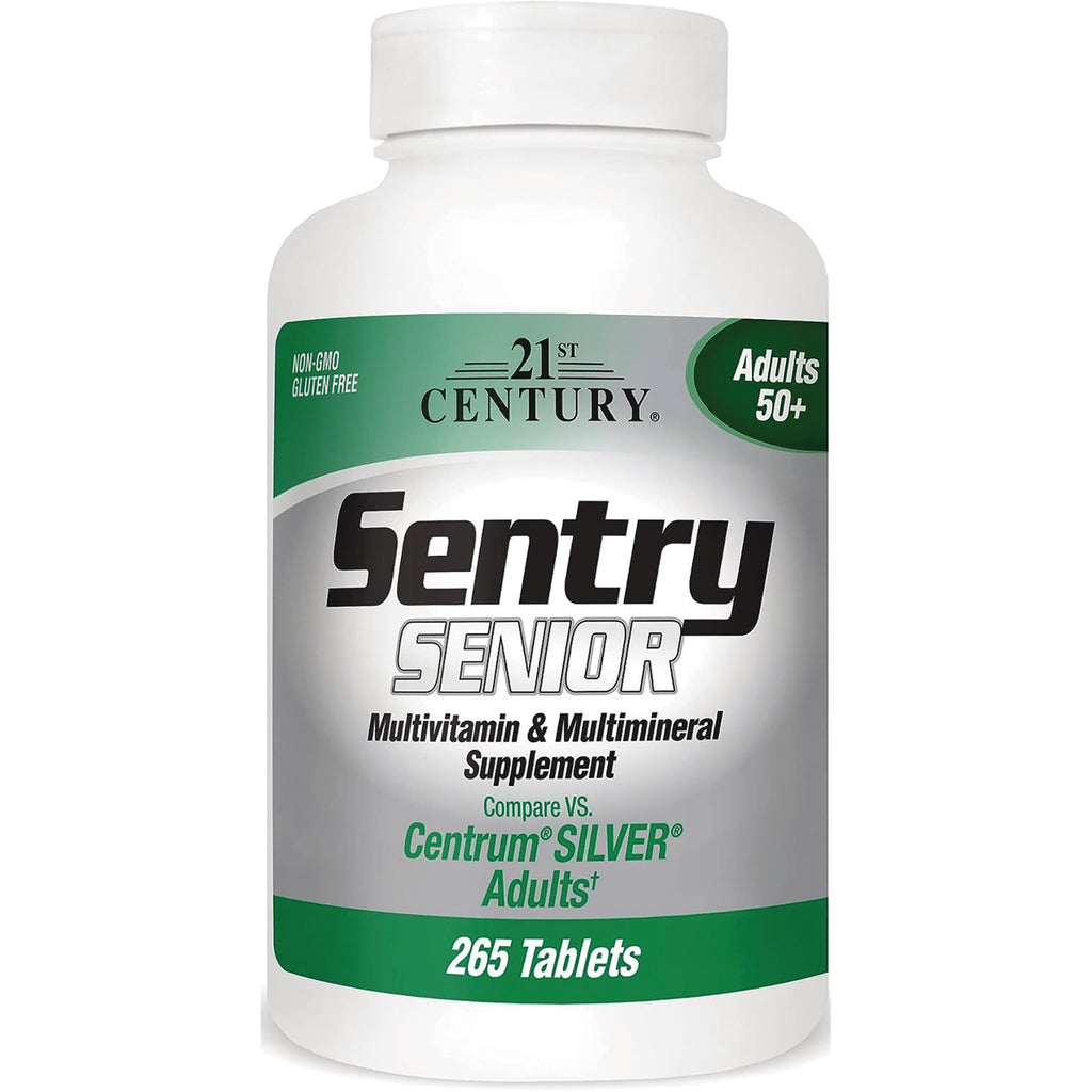 CNT146 | Sentry Senior multivitamin and multimineral supplement bottle, 265 tablets, Adults 50+ - Thumbnail