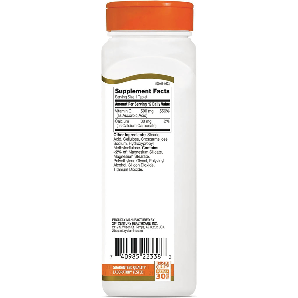 CNT175 | back of white supplement bottle showing Supplement Facts panel, ingredients list and barcode - Thumbnail