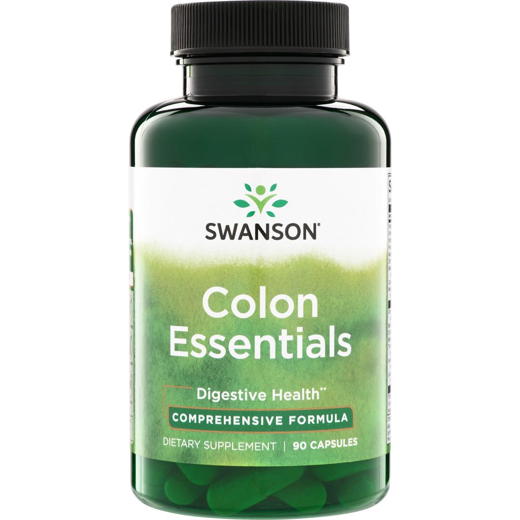 SWC041 | Swanson Colon Essentials digestive health supplement, comprehensive formula, 90 capsules - Thumbnail