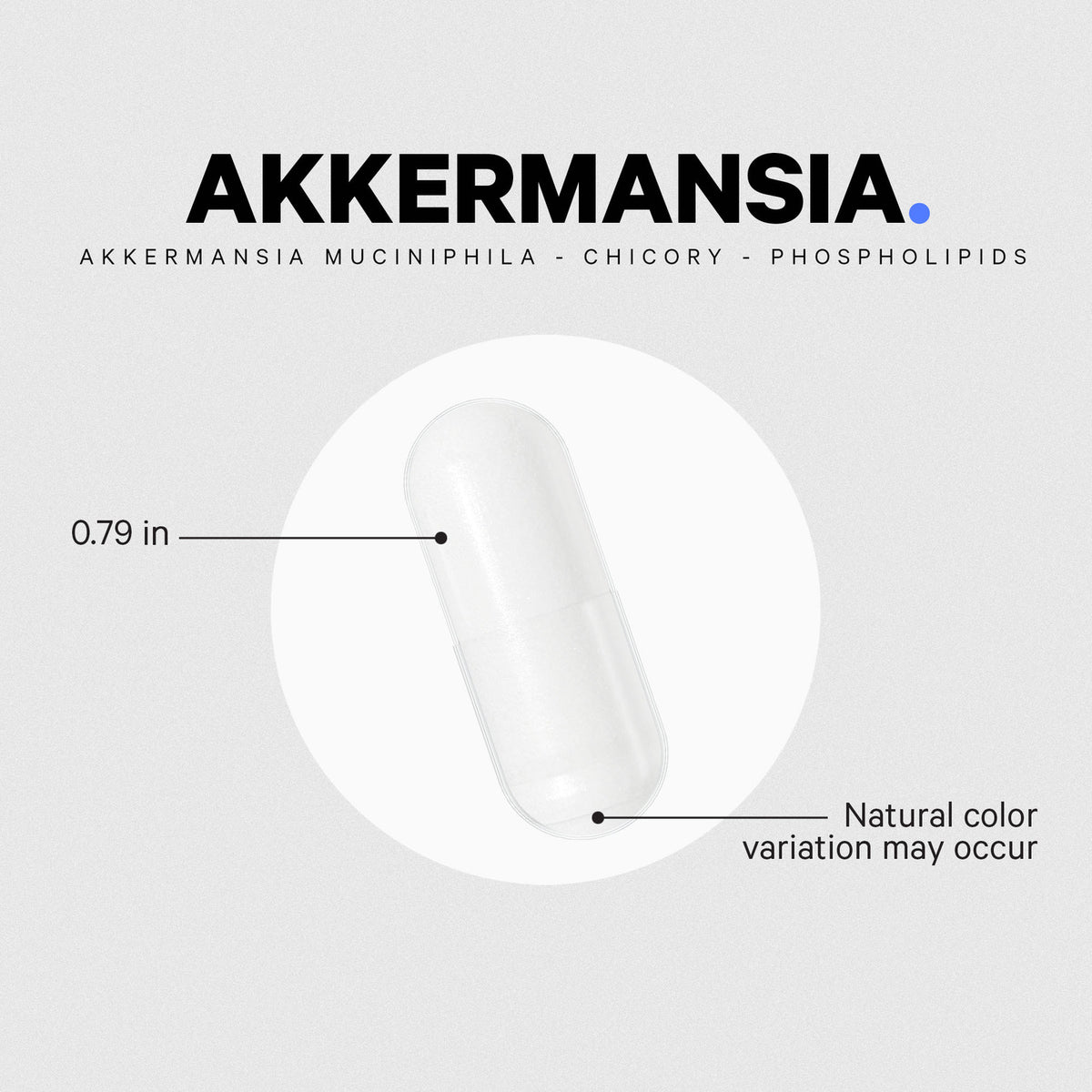 CDG001 | Transparent capsule shown with 0.79 in size and natural color variation note
