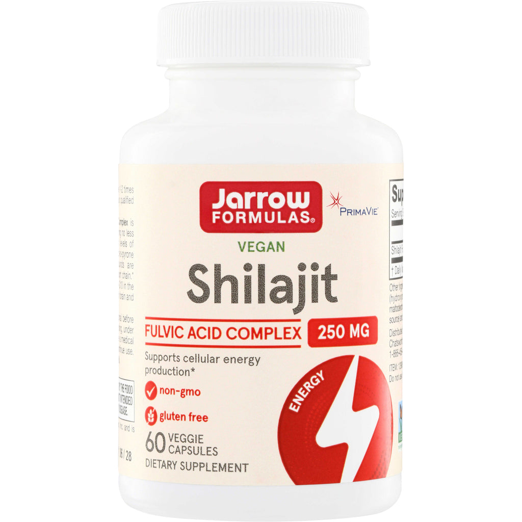 JR243 | Jarrow Formulas Vegan Shilajit Fulvic Acid Complex 250 mg, 60 veggie capsules - Thumbnail