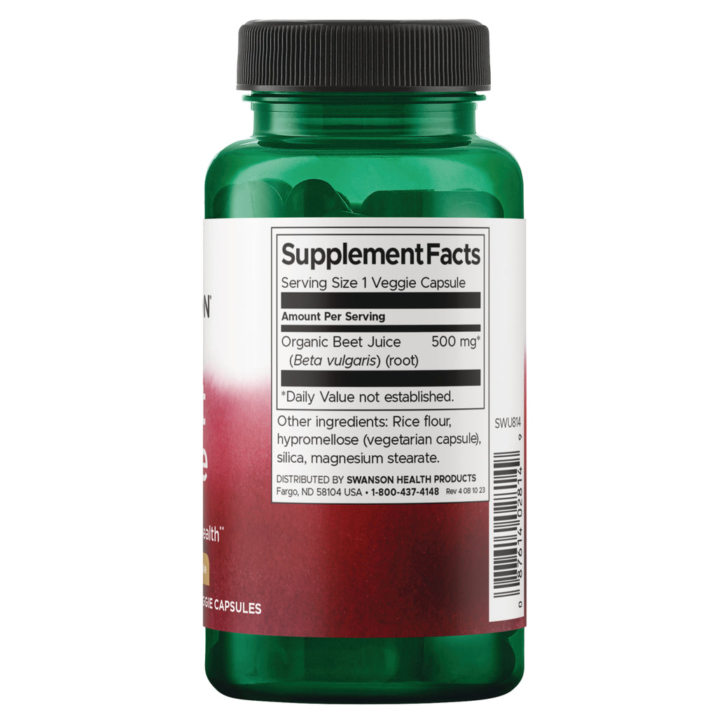 SWU814 | Back label with Supplement Facts - Thumbnail