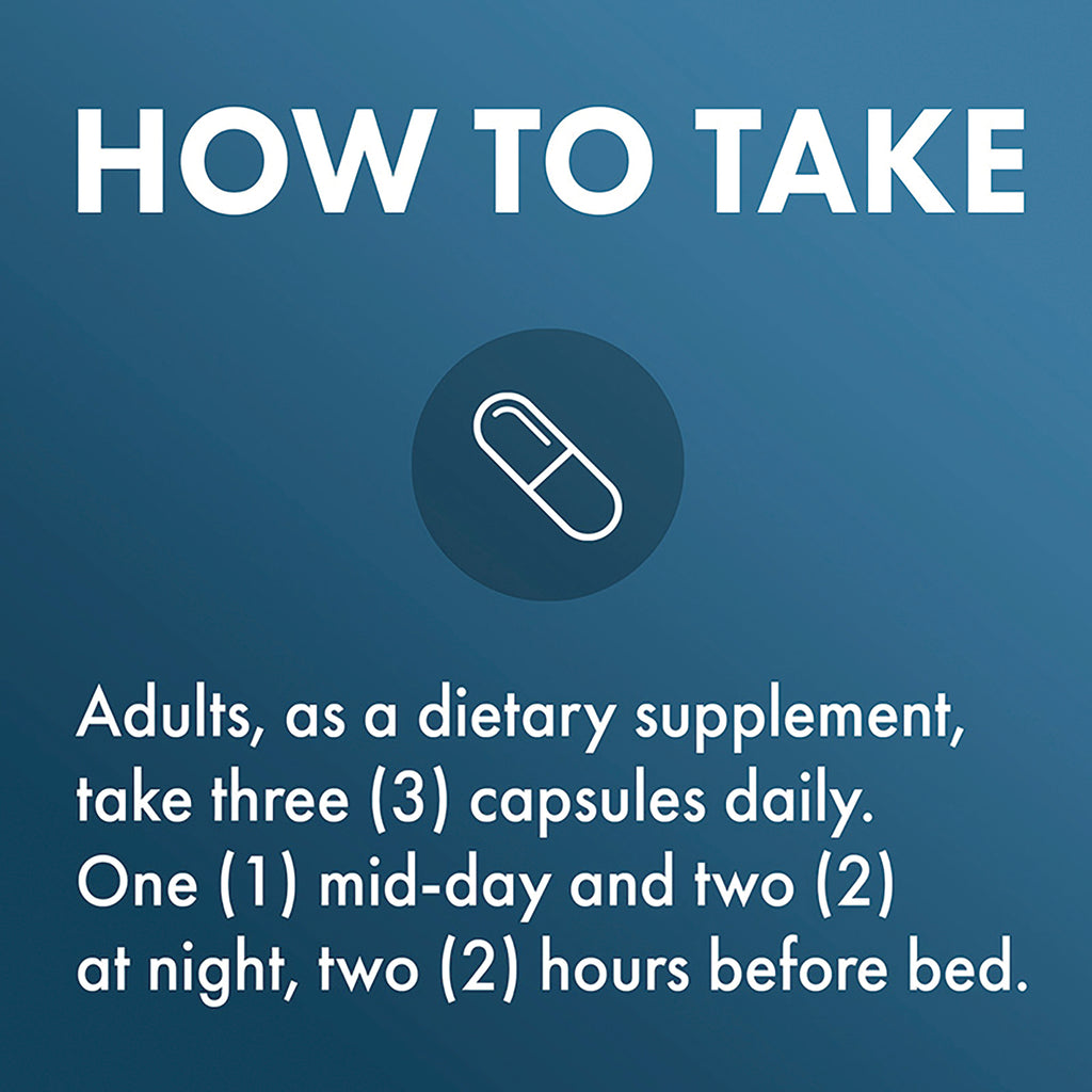 MRC088 | Adults take three (3) capsules daily, one (1) mid-day and two (2) at night, two (2) hours before bed - Thumbnail