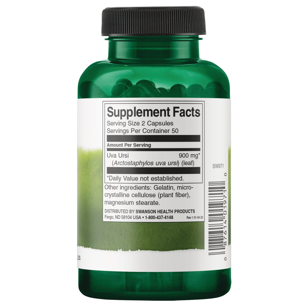 SW971 | Back label with supplement facts and serving information - Thumbnail