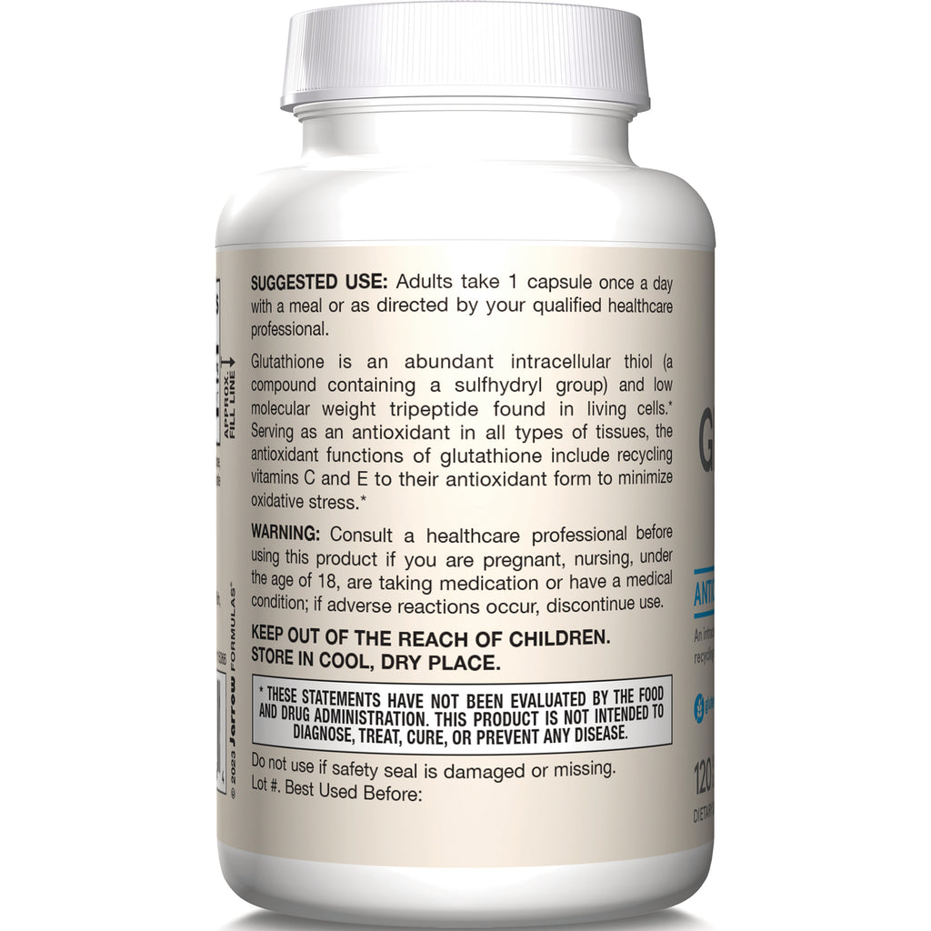 JR319 | back label of white supplement bottle showing suggested use, warning, and storage instructions - Thumbnail