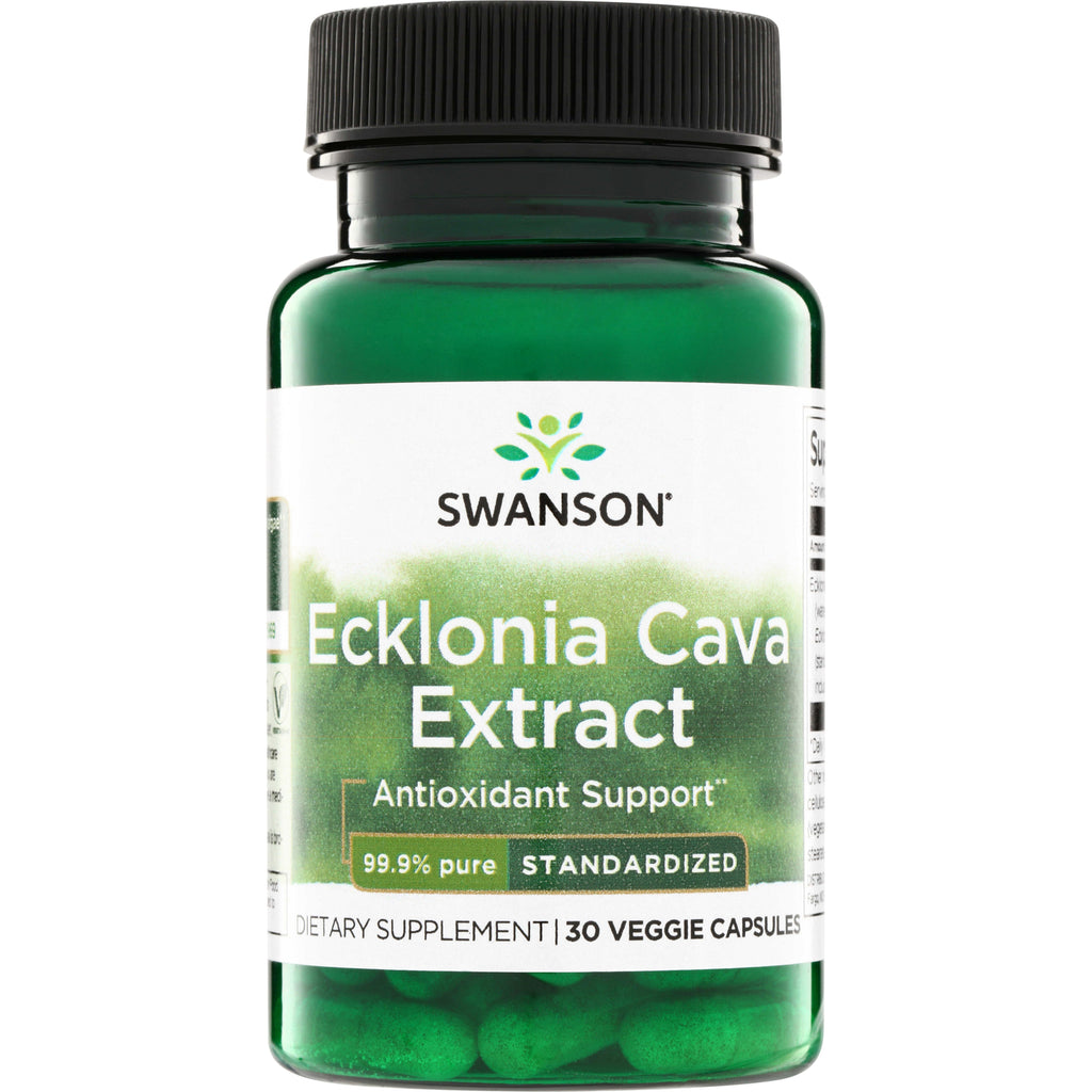 SWR053 | Swanson Ecklonia Cava Extract, 99.9% pure standardized, Antioxidant Support, 30 veggie capsules - Thumbnail