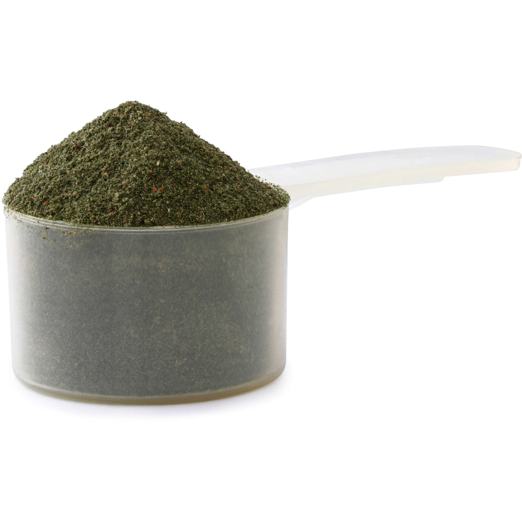 SWR070 | Heaping scoop of green powder in a clear measuring scoop - Thumbnail
