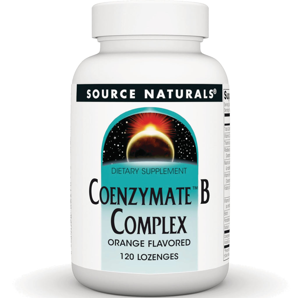 SN666 | Source Naturals Coenzymate B Complex dietary supplement, orange flavored, 120 lozenges - Thumbnail