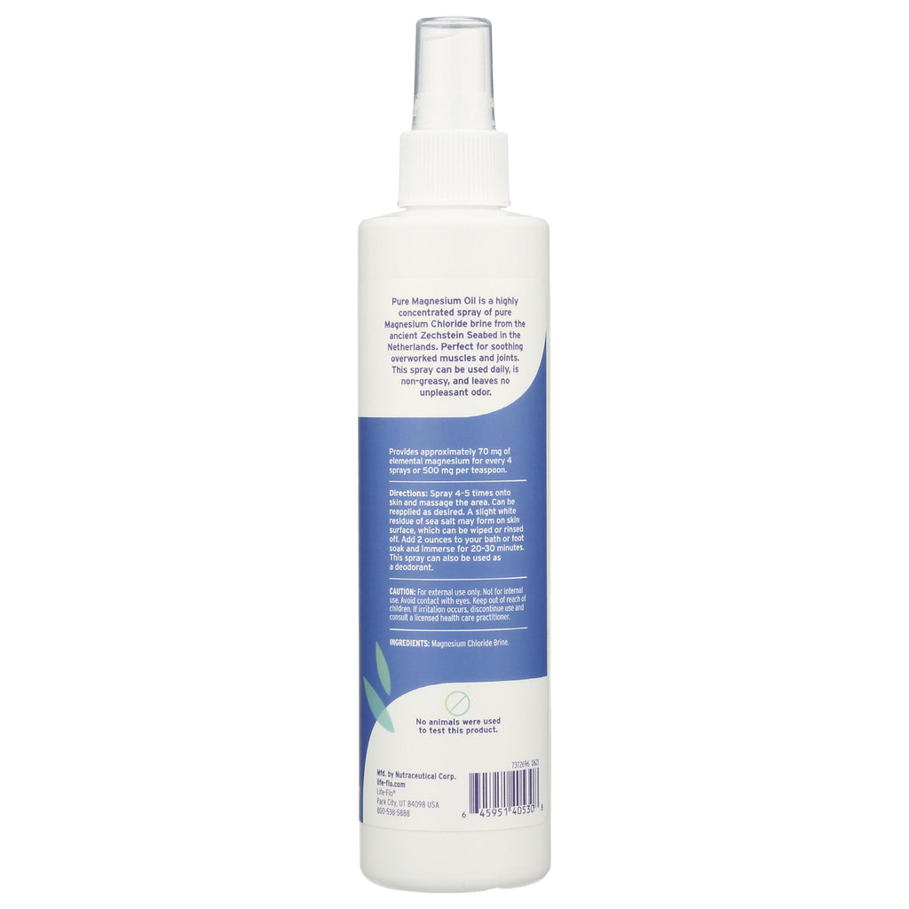 LFH032 | Back label of white spray bottle showing product directions, ingredients, and barcode - Thumbnail