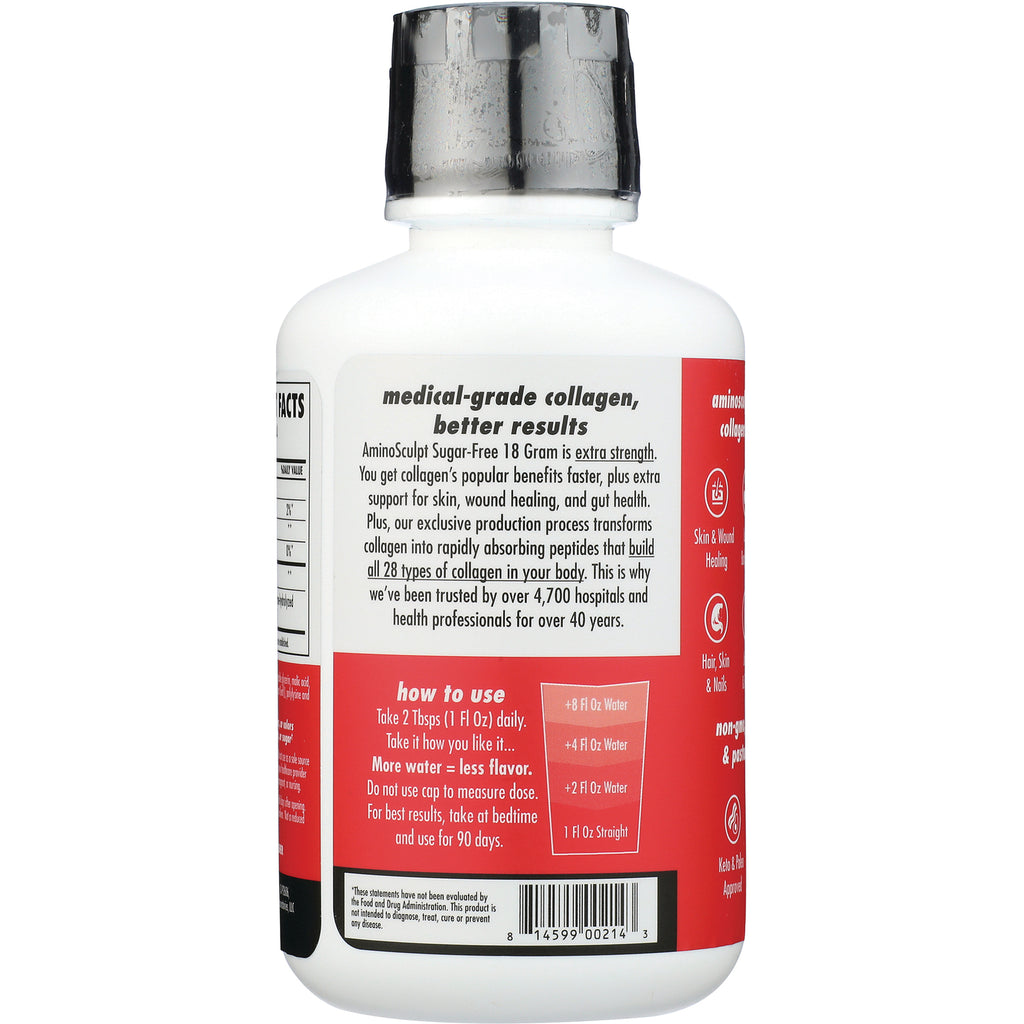 HD006 | back of white supplement bottle with red label showing how to use instructions, product information, and barcode - Thumbnail