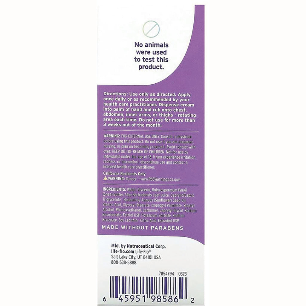 LFH027 | Back of product box with directions, warnings, ingredients list, cruelty-free symbol and barcode - Thumbnail
