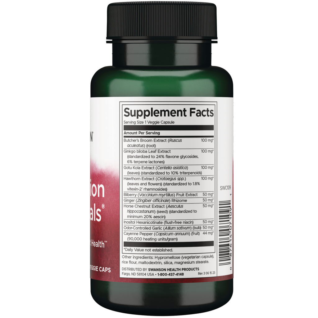 SWC109 | Back of label with supplement facts and serving information - Thumbnail