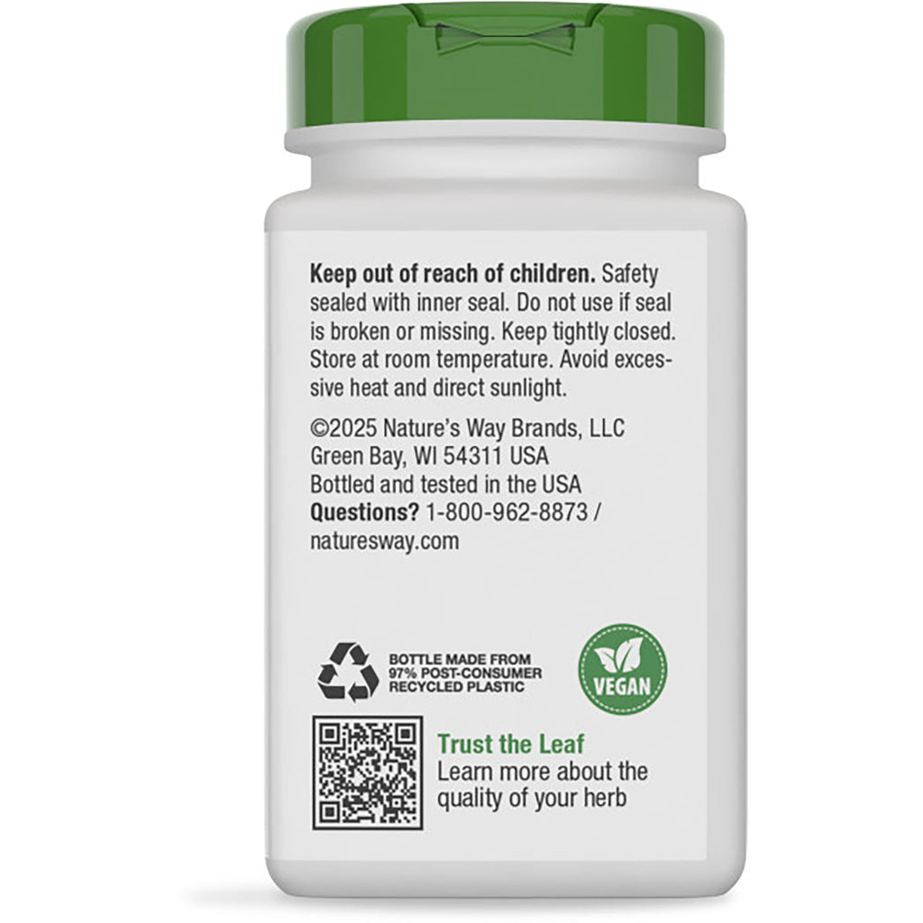 NW390 | back label of brown supplement bottle reading Traditional Immune Support with elderberry, gluten free info and barcode - Thumbnail