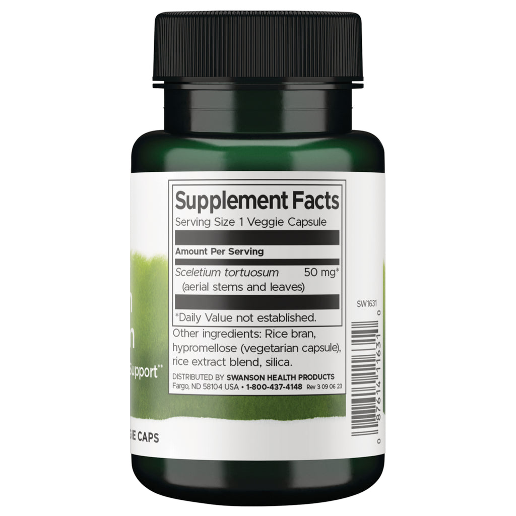 SW1631 | Back label with supplement facts and serving information - Thumbnail