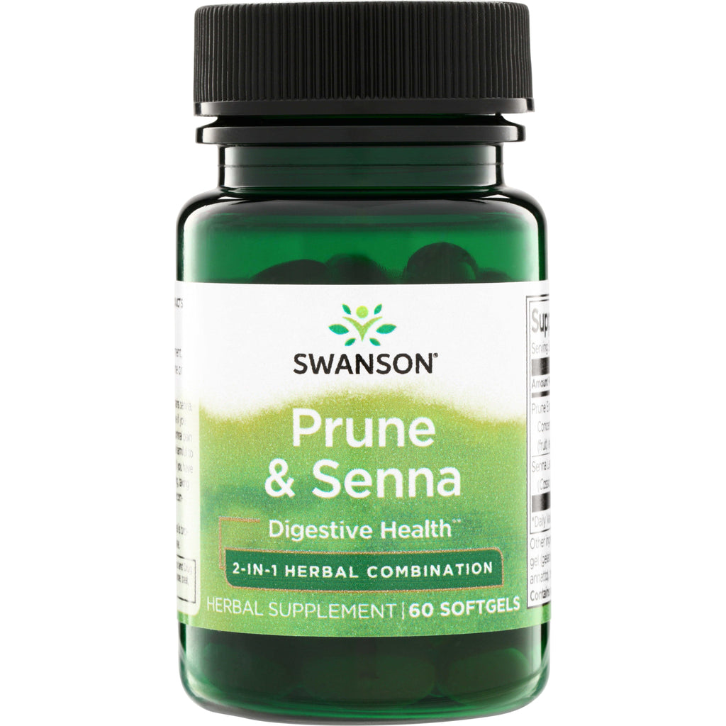 SWH219 | Swanson Prune & Senna Digestive Health, 60 softgels - Thumbnail
