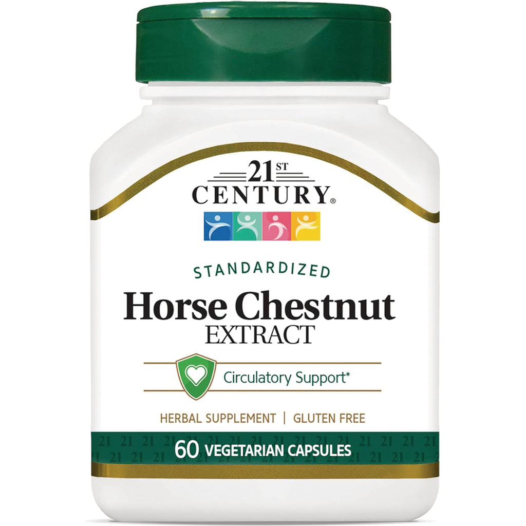 CNT092 | 21st Century Horse Chestnut Extract, 60 vegetarian capsules, circulatory support, gluten free - Thumbnail